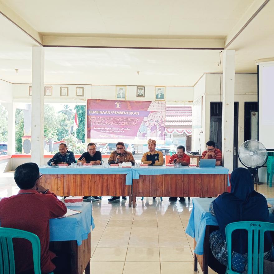 Pembinaan / Pembentukan Kelompok Desa Sadar Hukum
